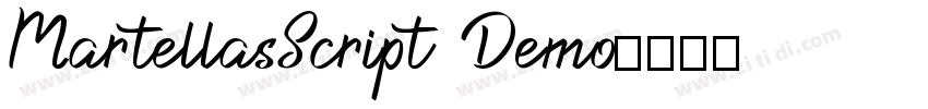 MartellasScript Demo字体转换